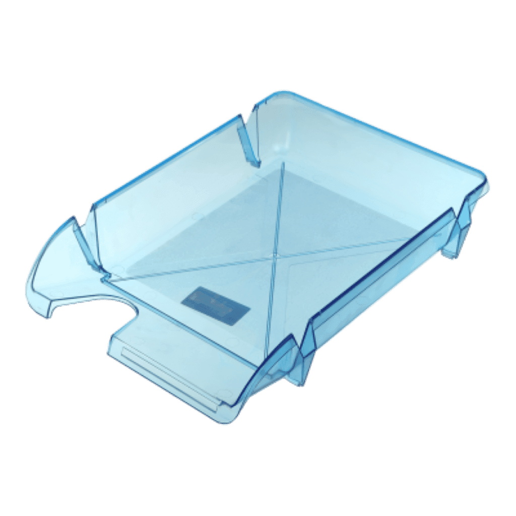 Лоток горизонтальний пластиковий компактний блакитний 80605 Арніка