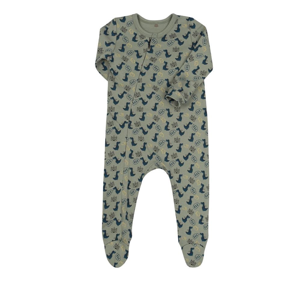 Чоловічок р74 інтерлок на блискавці з малюнком зелений КБ202 Bembi 74р