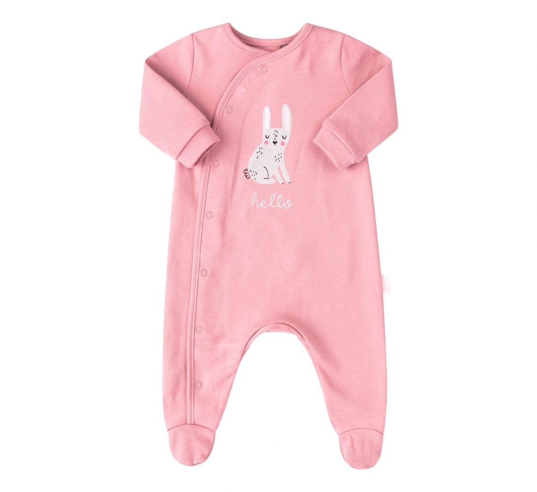 Комбінізон  р56 інтерлок з малюнком -рожевий КБ178 Bembi р56р