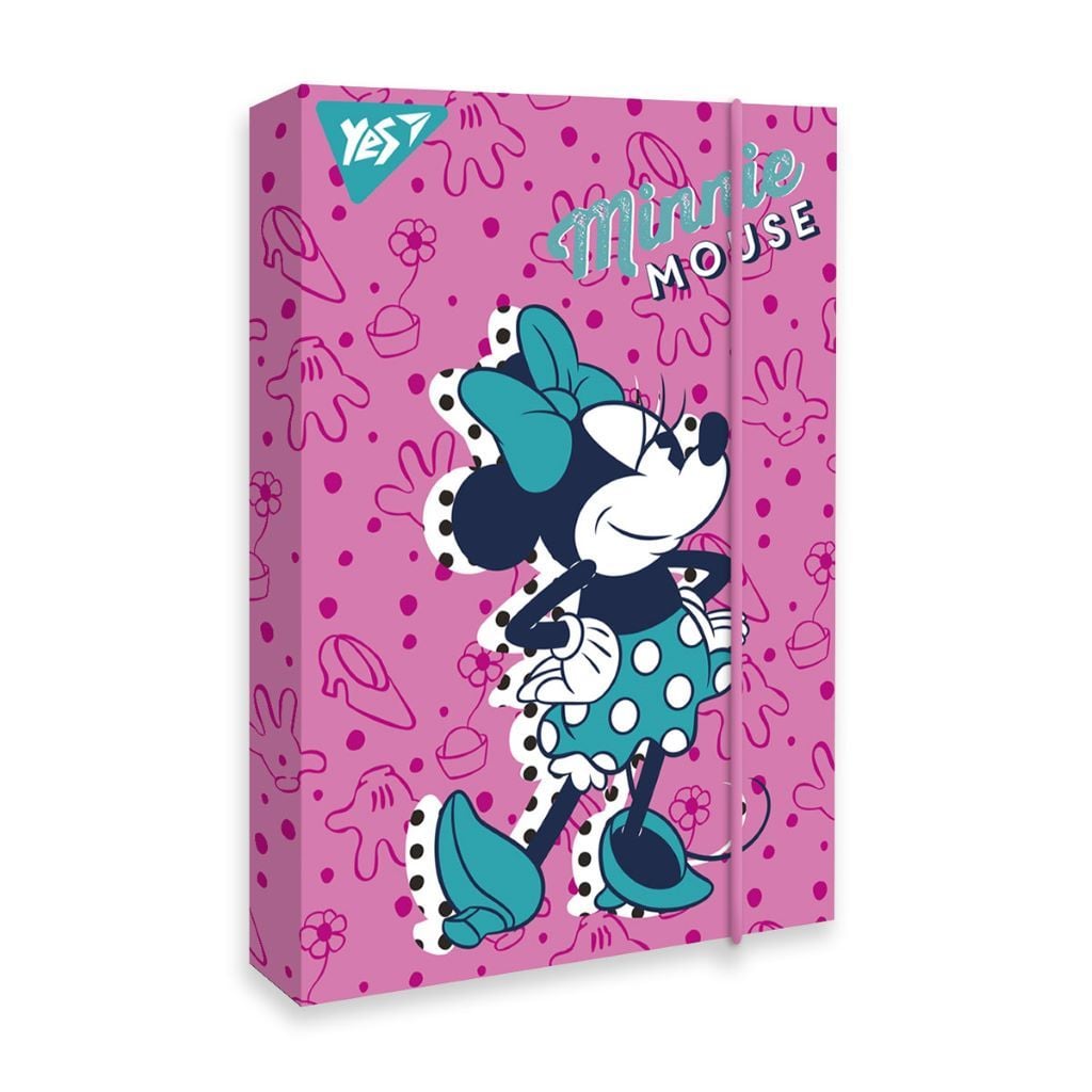 Папка для праці A4  з твердого картону  на гумці Minnie Mouse 491956 Yes