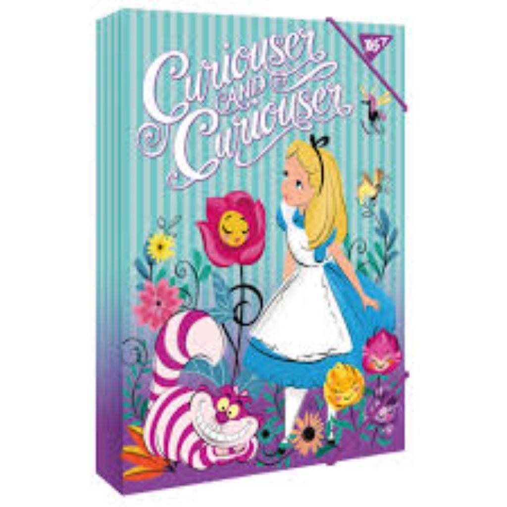 Папка для праці A4  з твердого картону  на гумці Alice 491907 Yes