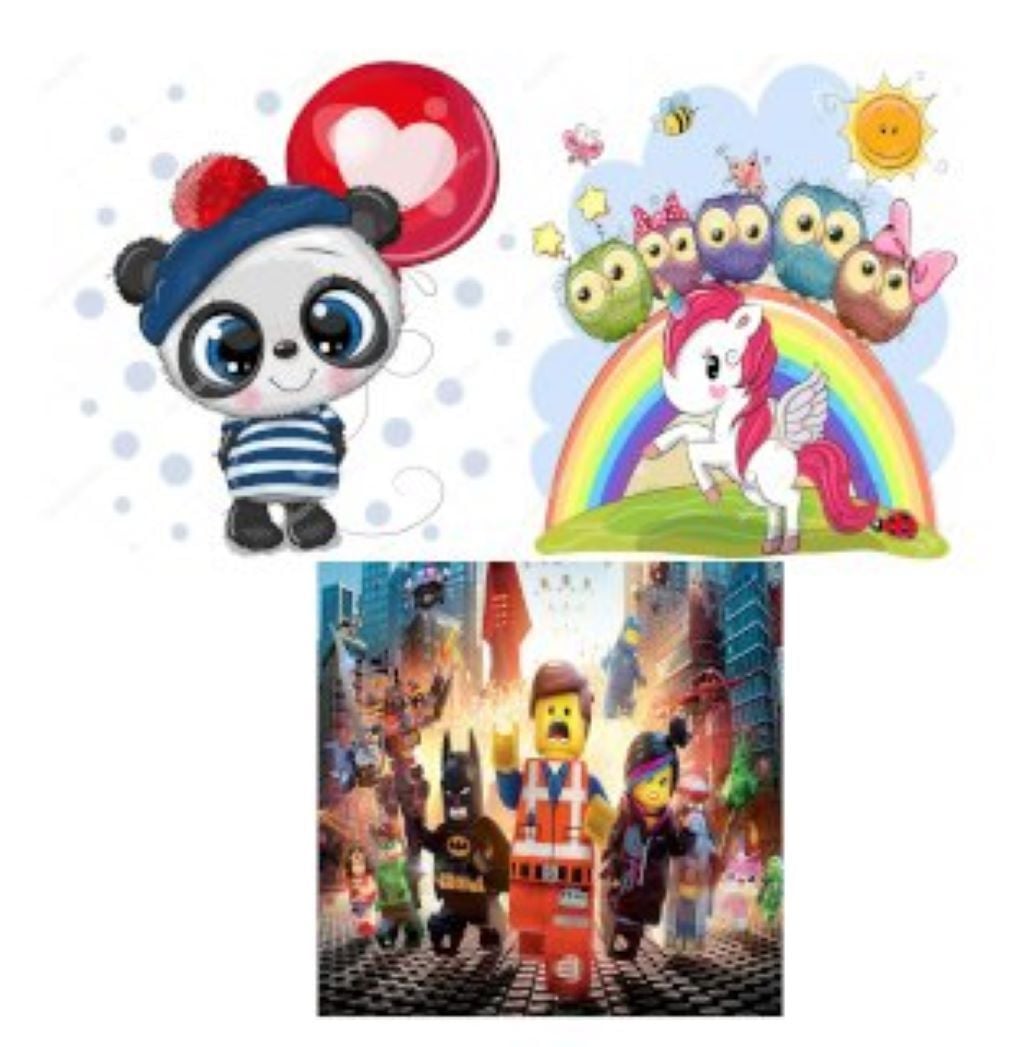 Пакет подар For kids 16*16*7см вертикальний мікс кол 1813 Китай