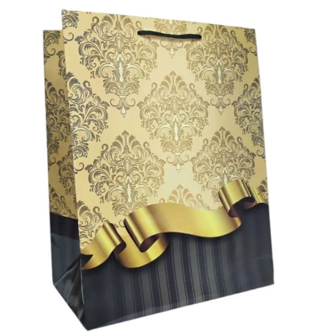 Пакет 11*8*5 см подарунковий вертікальний мікс видів 9953-8 Китай