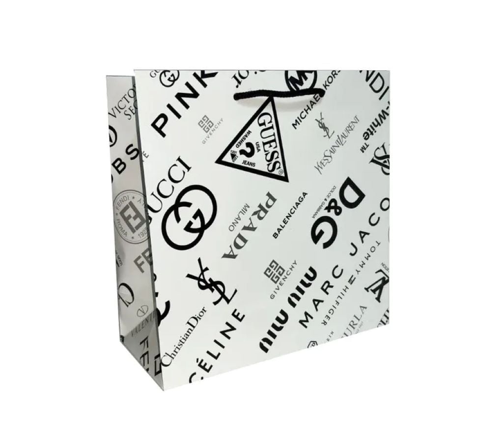 Пакет 23*23*10 см подарунковий вертікальний  мікс видів 1827-1 Китай