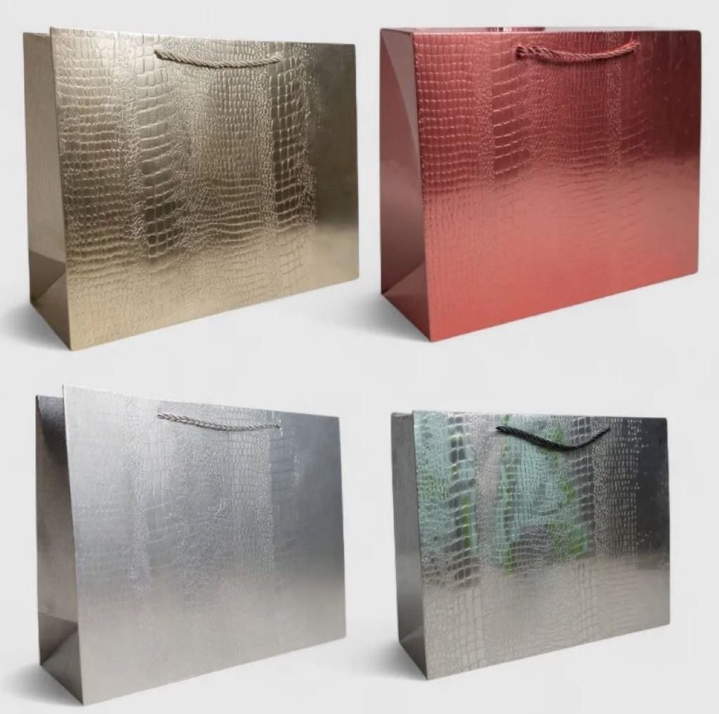 Пакет 32*26*11 см подарунковий горізонтальний мікс кольорів 2502-124 Китай