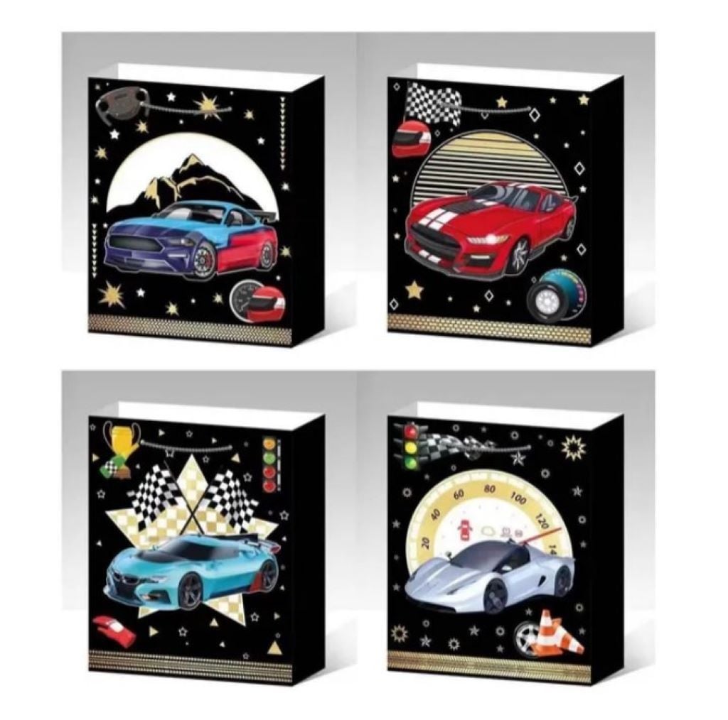 Пакет 45*32*10 см подарунковий вертікальний Авто 2501-376 Китай