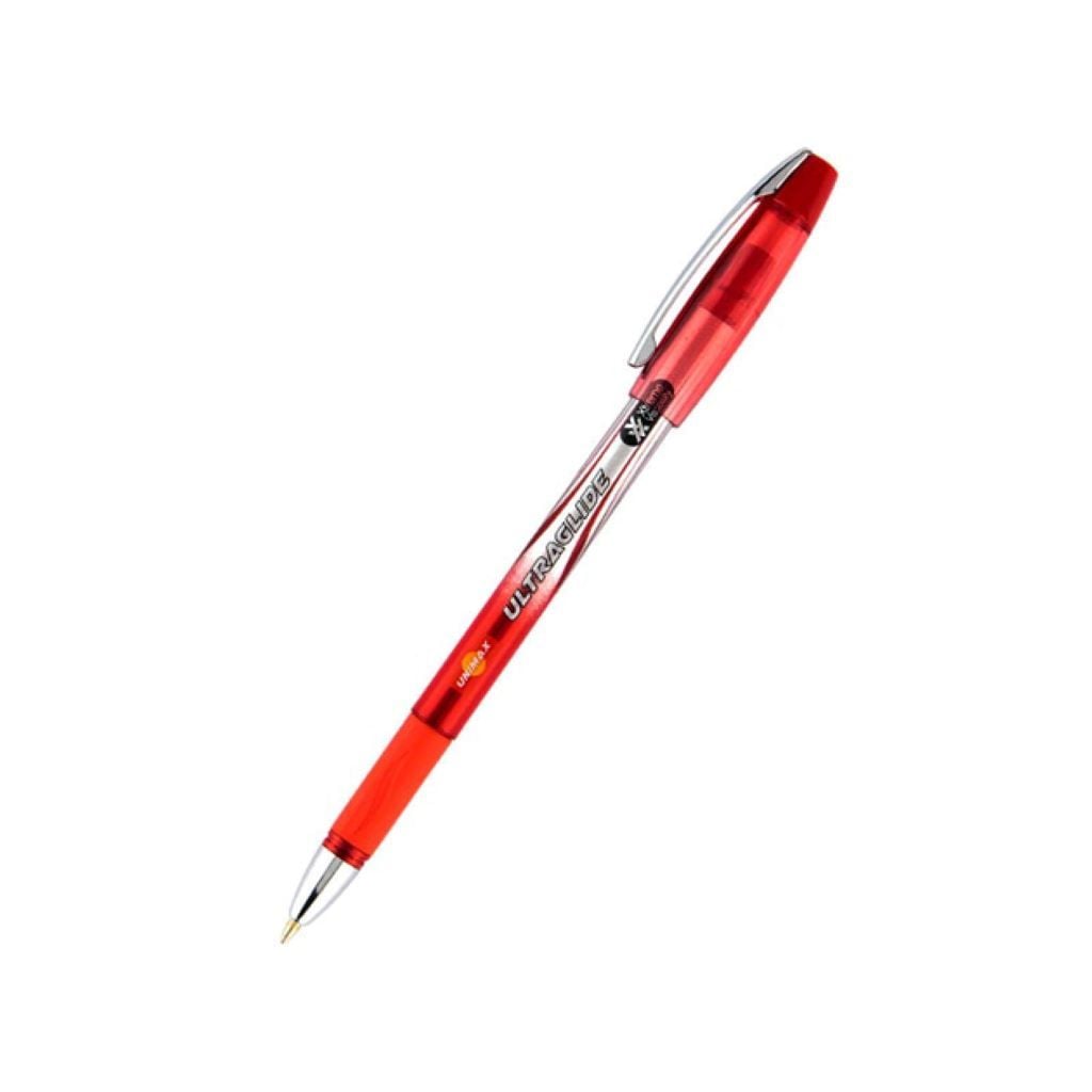 Ручка кулькова 1мм ULTRAGLIDE червона UX-114-06 Unimax