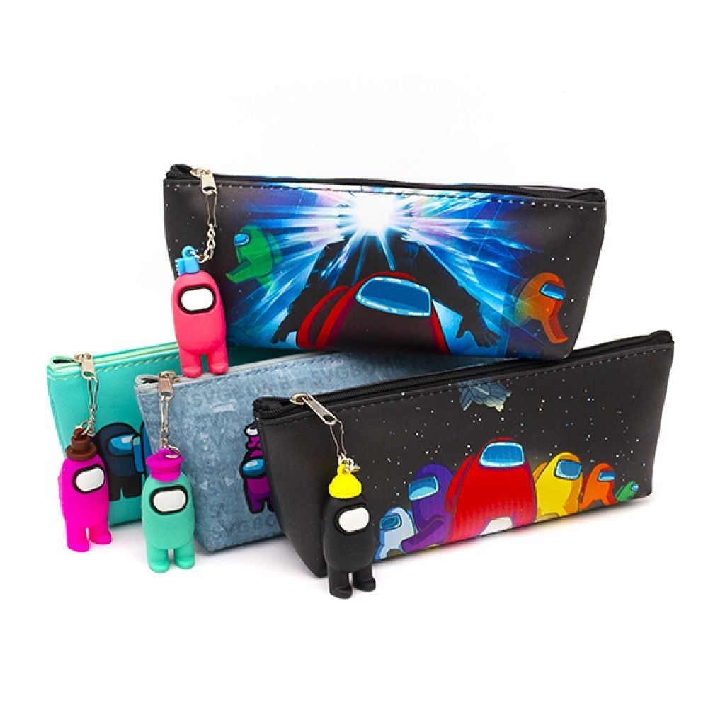 Пенал 1 віділення з брелком Amongas селіконовий у блістері P-Y21158 Josefotten