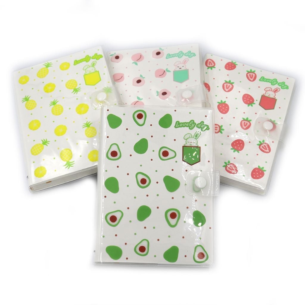 Блокнот 12*17 см клітинка Fruits прозора обкладинка LB36K34-3474 Josefotten