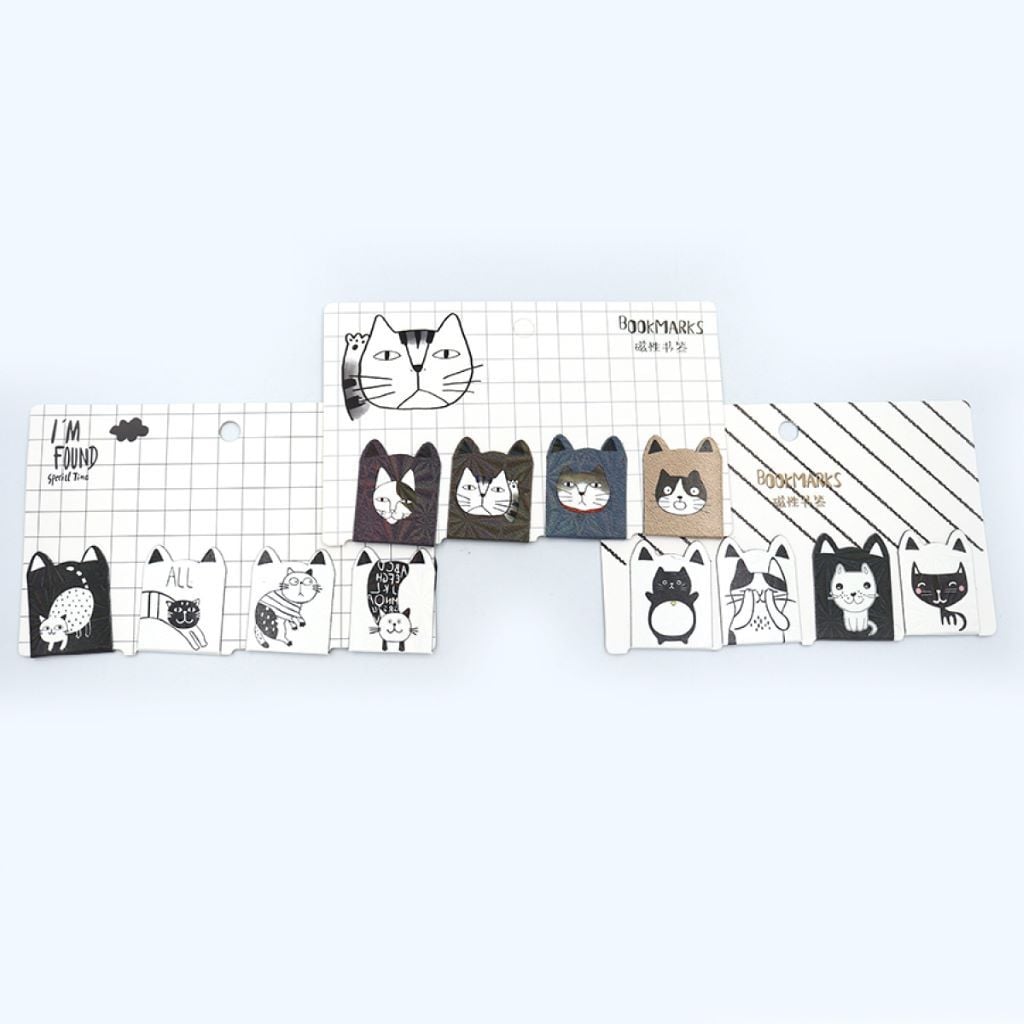 Закладка магнітна Cat 4шт на планшеті мікс видів HX2347-8 Josefotten