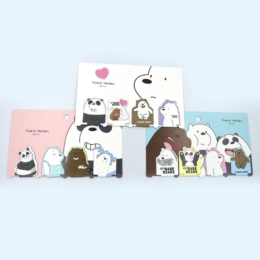 Закладка магнітна Bear 4шт на планшеті мікс видів HX2347-2 Josefotten