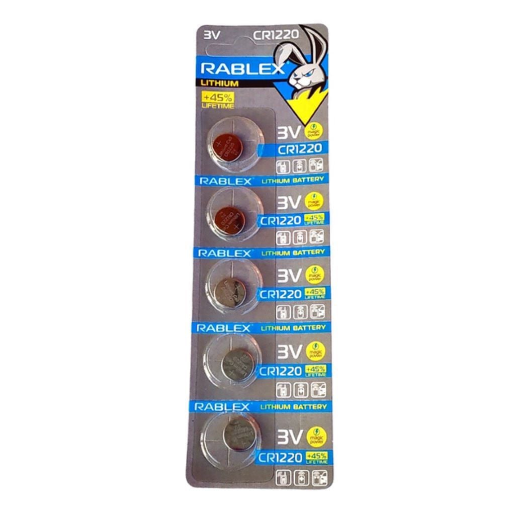 Батарейка таблетка 1220 1шт Lithium Battery 3V CR1220 Rablex
