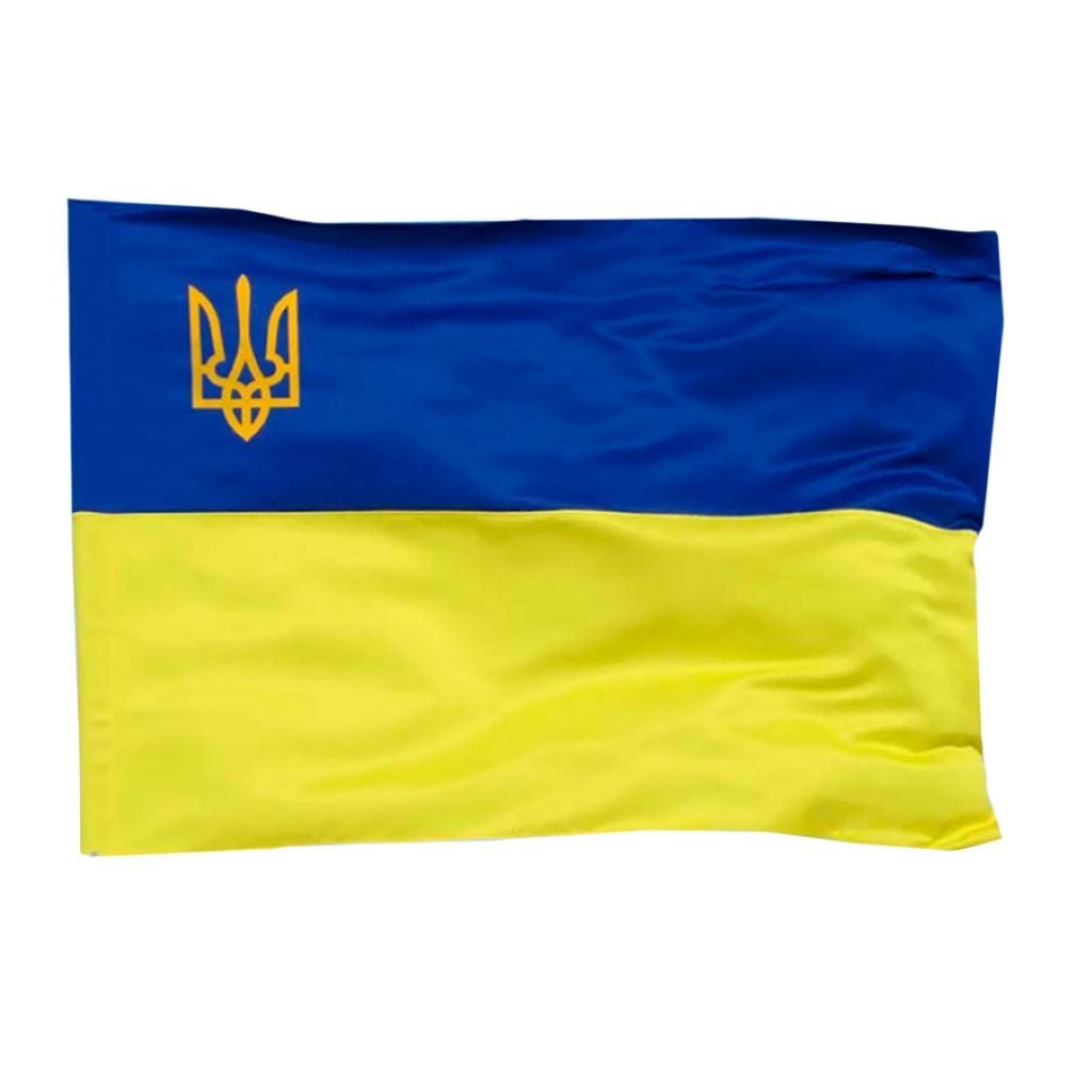 Прапор України атлас сине жовтий 140*90см 782013 Україна