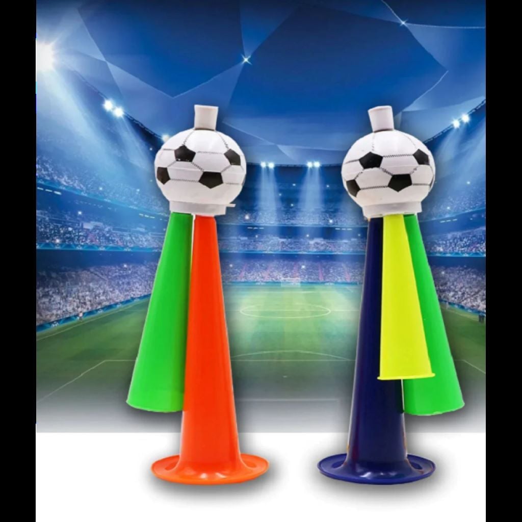 Дудка футбольна на 3 труби в пакеті BL331 Китай
