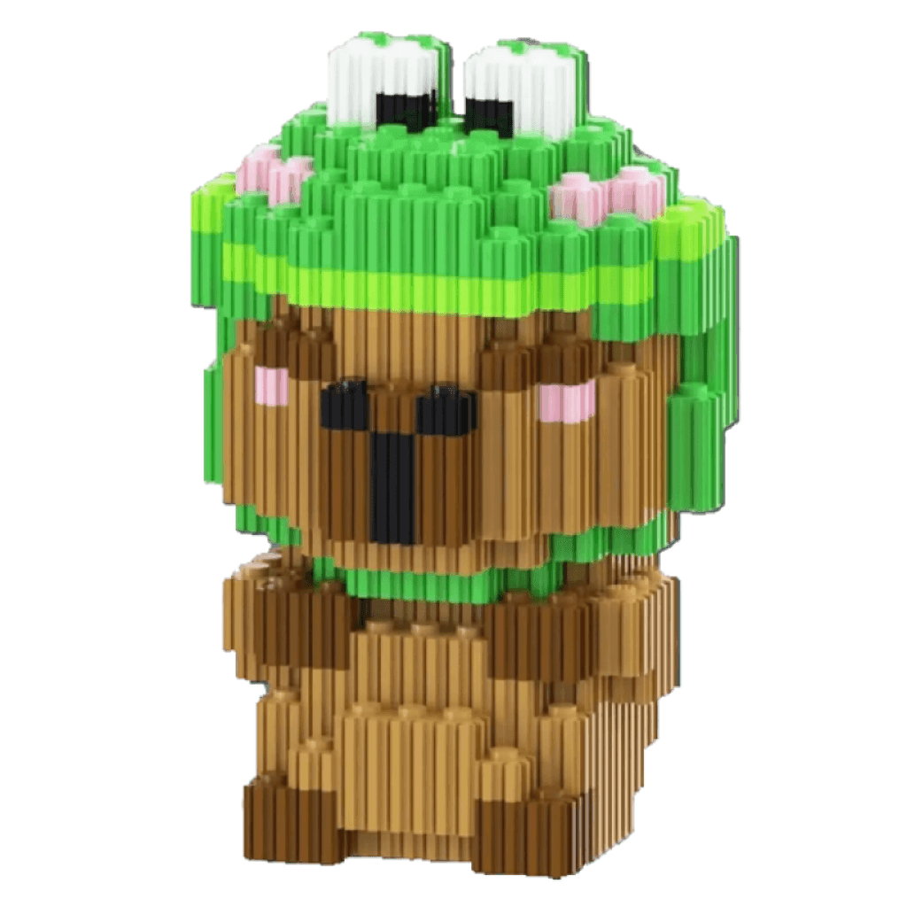 Конструктор піксельний 275д Jaco Blocks Капібара 12см у коробці 9*9*9см KP-01 Китай