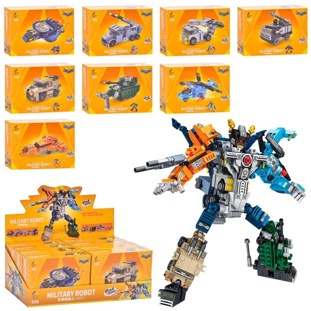 Конструктор типу лего від 87 до 93дет Трансформе у коробці 19*14*4см 633075 Китай