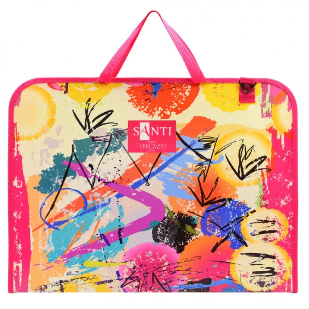 Папка портфель A3 для ескізів з тканинними ручками Brush 491532 Santi