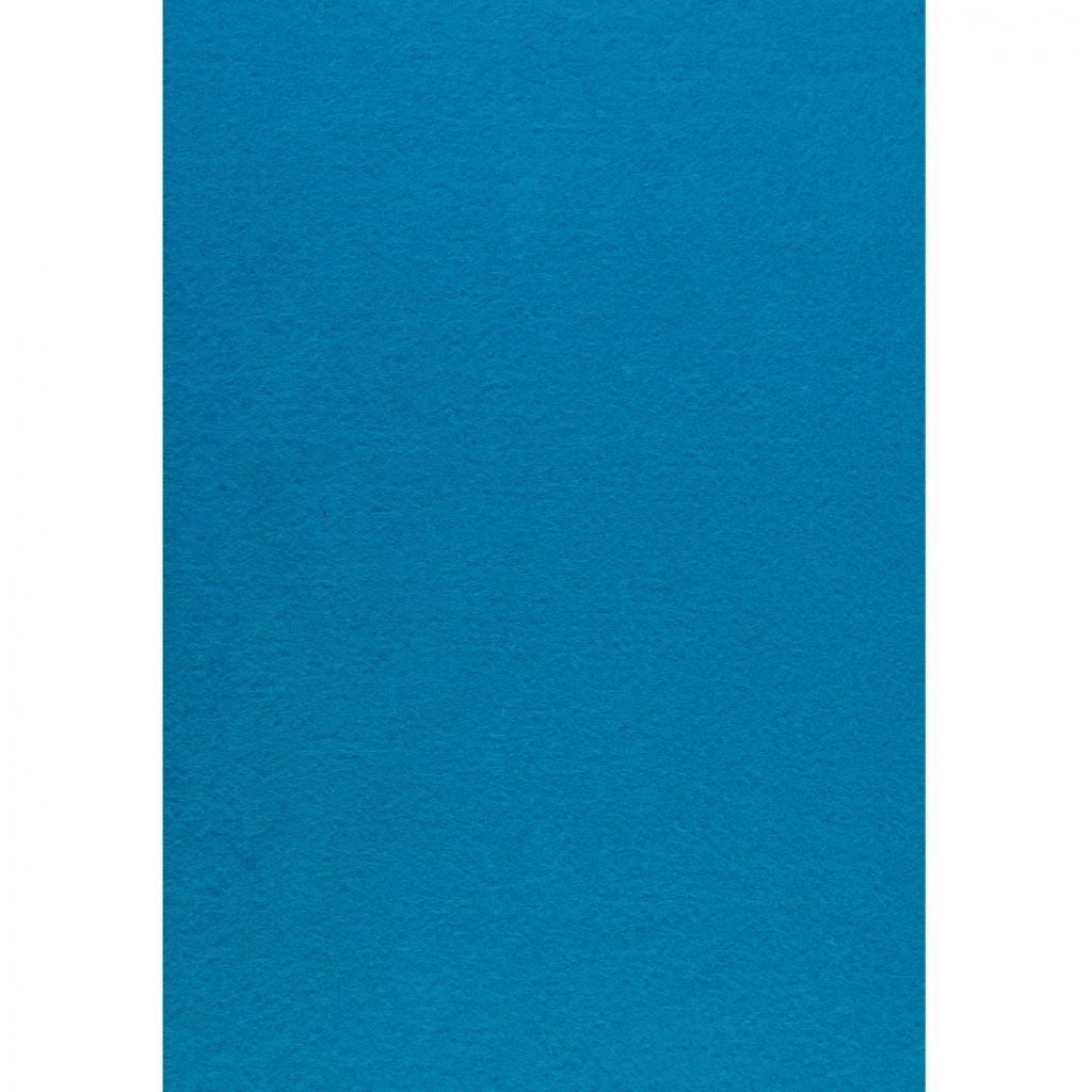 Фетр А4 1,4 мм синій лазурний по шт 741846 Santi