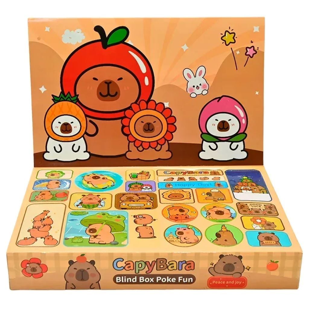 Адвент календар Капібара 24 фігурки у коробці 38*23*3см W3352 Китай
