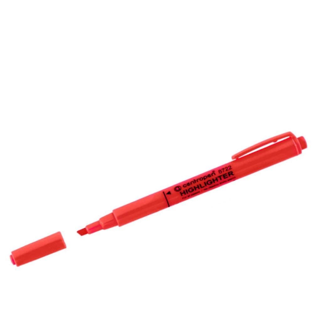 Маркер текстовий 1-4 мм червоний скошений 8722-ч Centropen