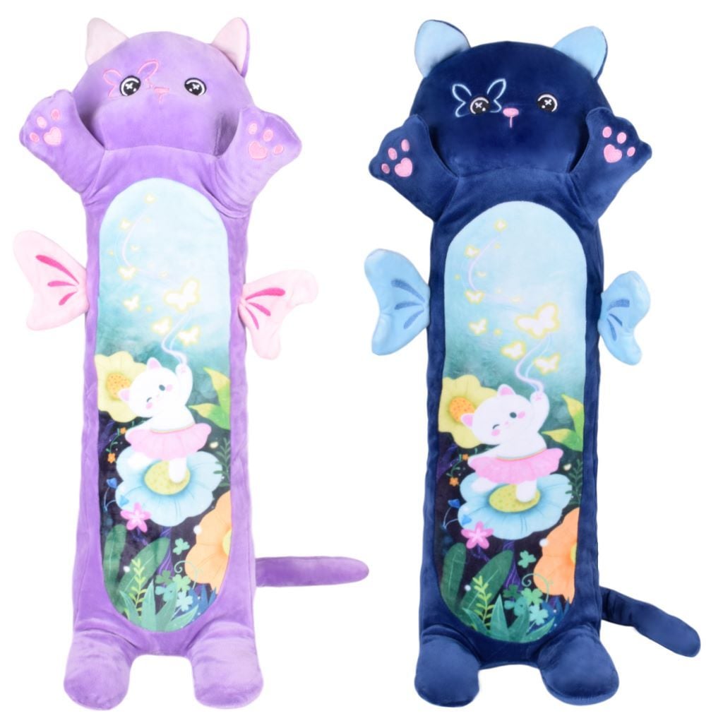 М'яка іграшка Аксопотль батон 60см з вишитими очима два кольори HKF2201 Китай