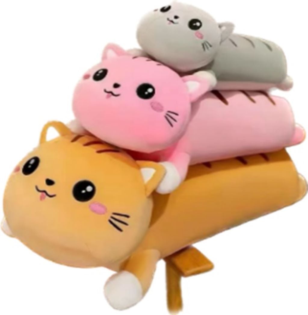 М'яка іграшка Кіт батон 110см з вишитими очима мікс E1006 Китай