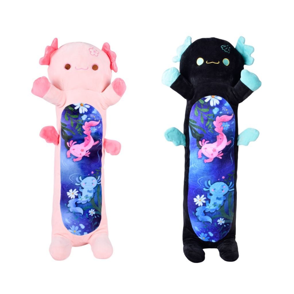 М'яка іграшка Аксопотль батон 60см з вишитими очима два кольори HKF2204 Китай