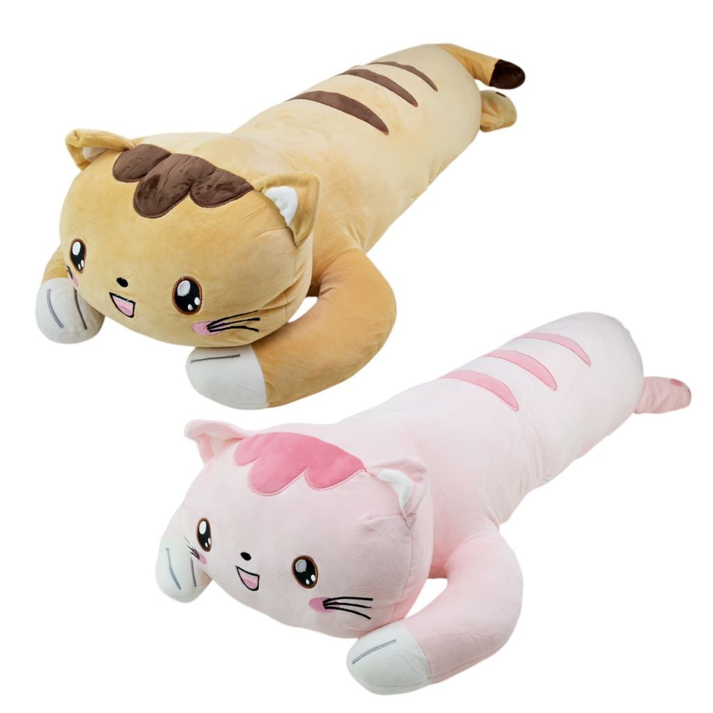 М'яка іграшка Кіт батон 110см з вишитими очима мікс E1009 Китай