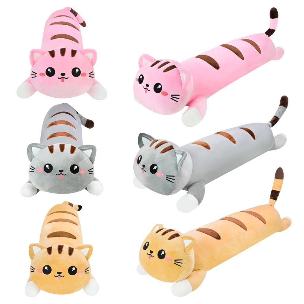 М'яка іграшка Кіт батон 110 см три кольори E1007 Україна