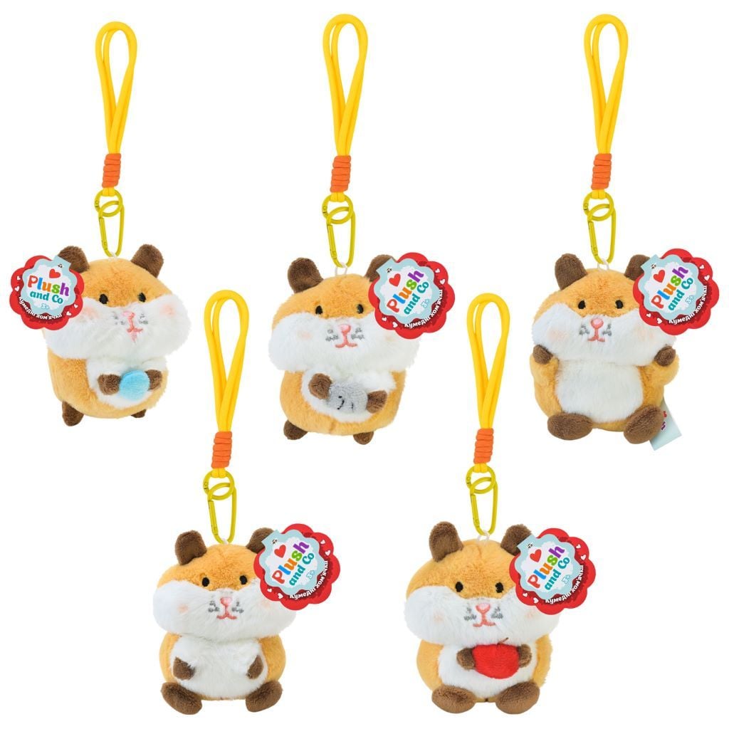 М'яка іграшка Хом'ячок 11*8*5см на шнурку мікс PLC25003 Plush and Co