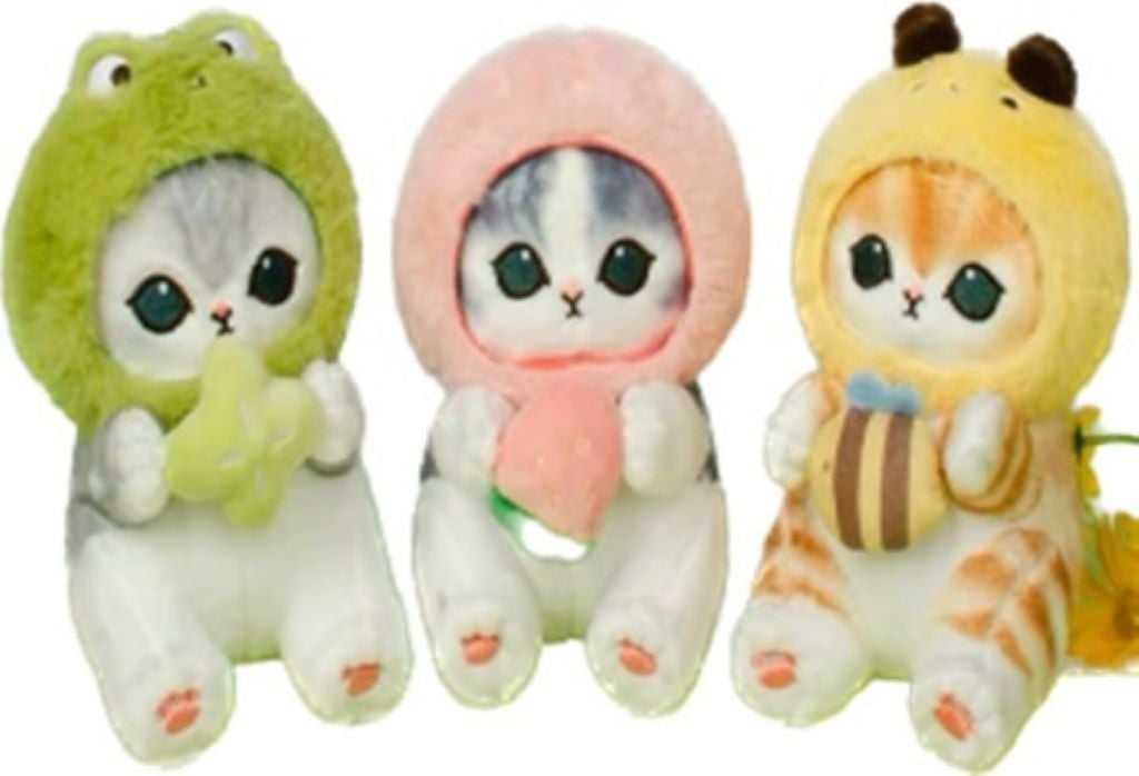 М'яка іграшка Котик в одязі 45см мікс кольорів E1002 Китай