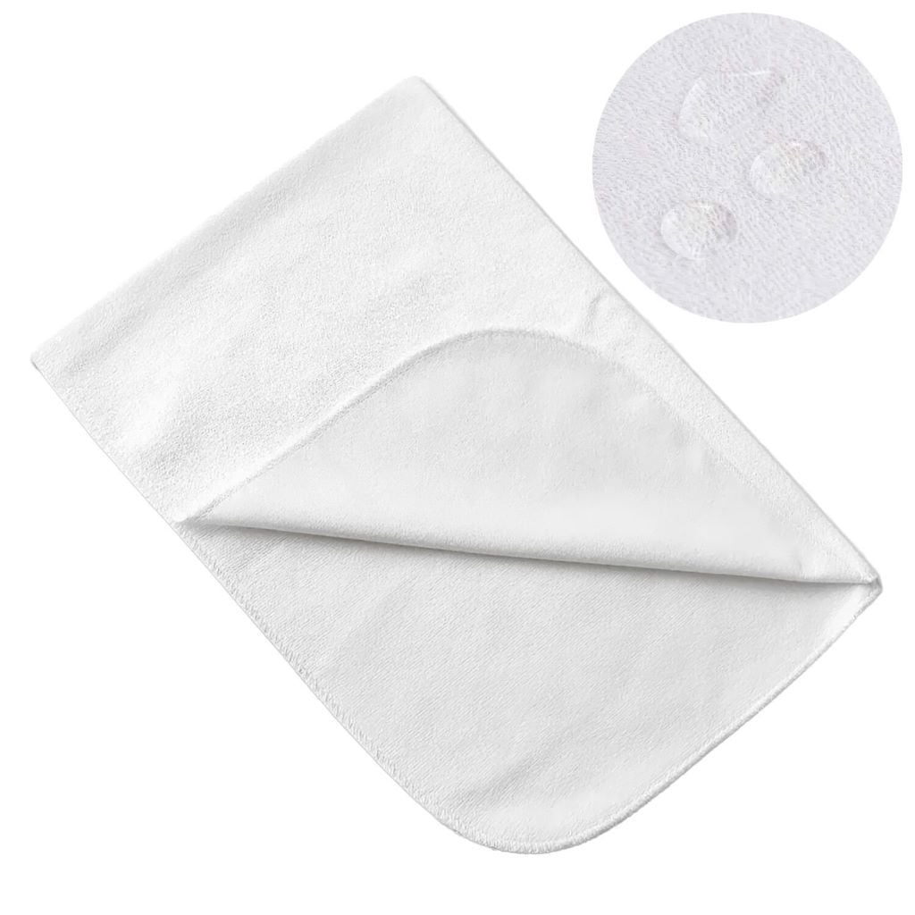 Пелюшка 70*50см Аква стоп для немовлят тканина  Мембрана Махра біла 57811 Bimbo