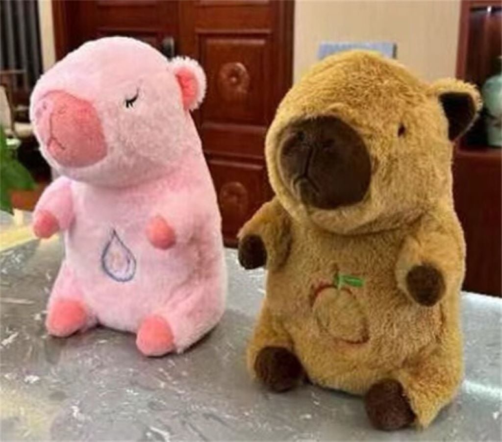 М'яка іграшка Капібара 25см дихаюча  на батарейках хутро у пакеті мікс кольорів M18607 Китай