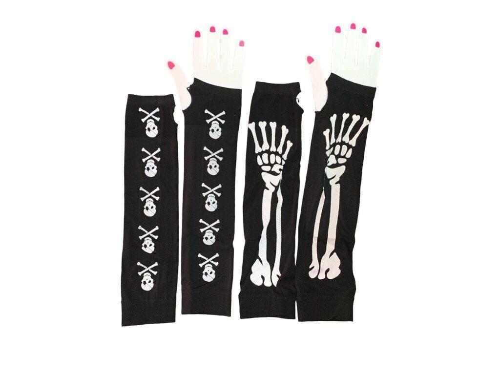 Перчатки карнавальні Піратські довгі 40см без пальців у пакеті MA21-775 Китай