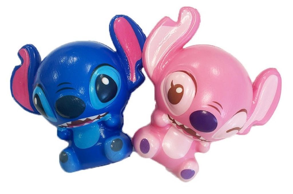 Антистрес сквіш Стіч 10см у сітці мікс видів і кольорів 25-256 Китай