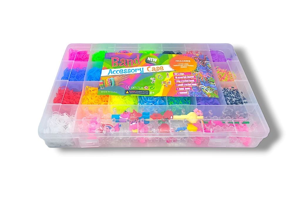 Набір резиночек для плетіння у валізі 24*15*2см 25-326 Китай