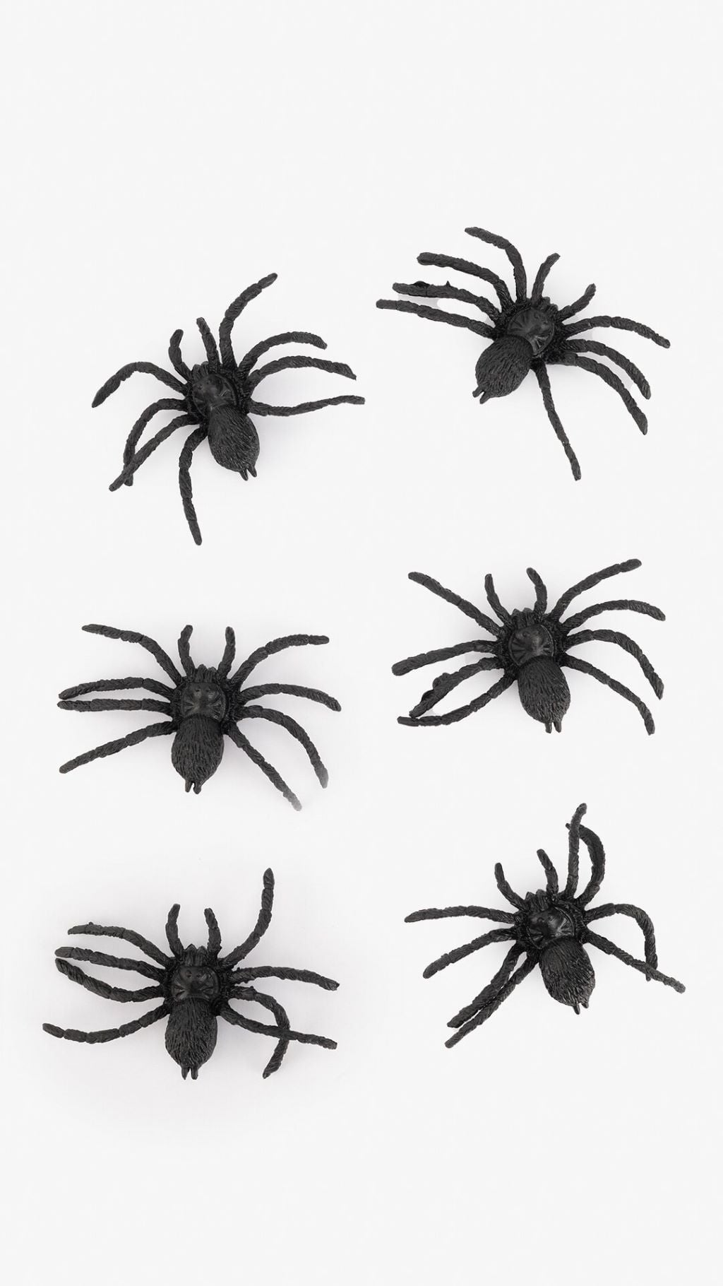 Тварини гумові Павуки 6шт 10см у пакеті MA-26-151 Китай