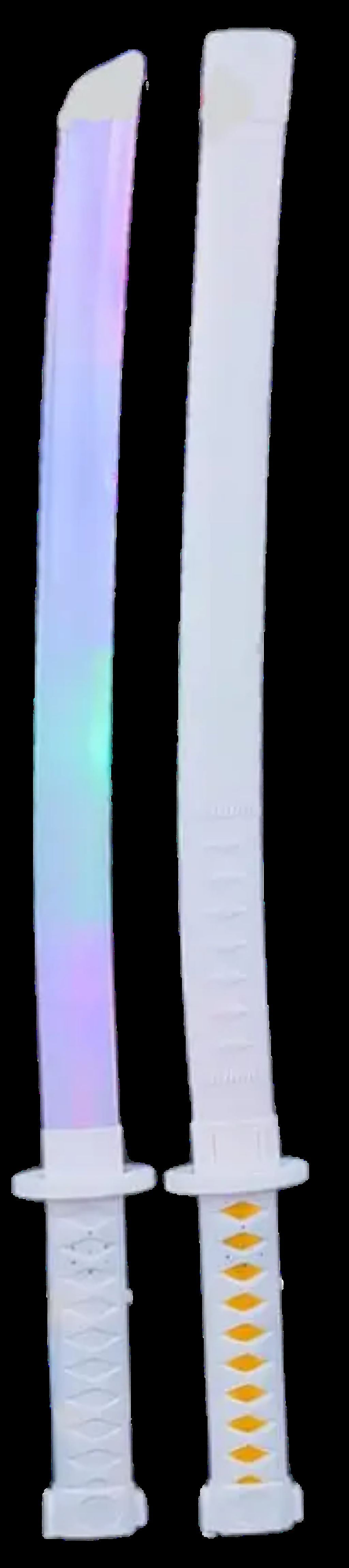 Меч Самурая 66см на батарейках білий у пакеті 25-138 Китай