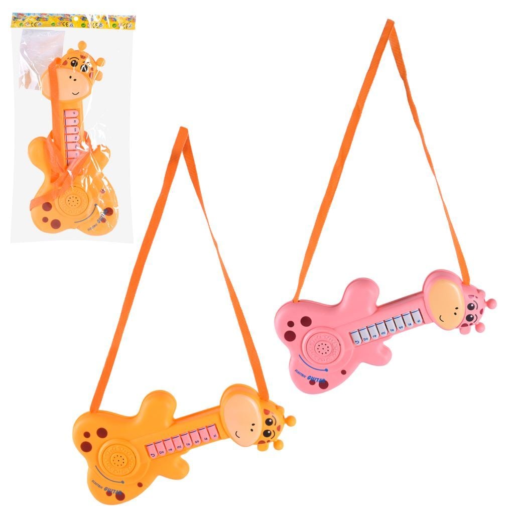 Гітара-піаніно пластик 27см звук на бат у пакеті 18,5*3,5*31 см 168-21A Китай