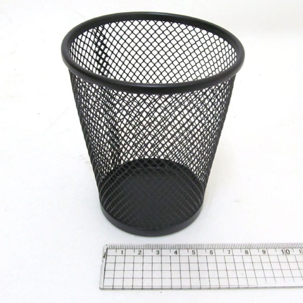 Підставка органайзер 9*10.5 см металева кругла чорна IMG3680 Josefotten