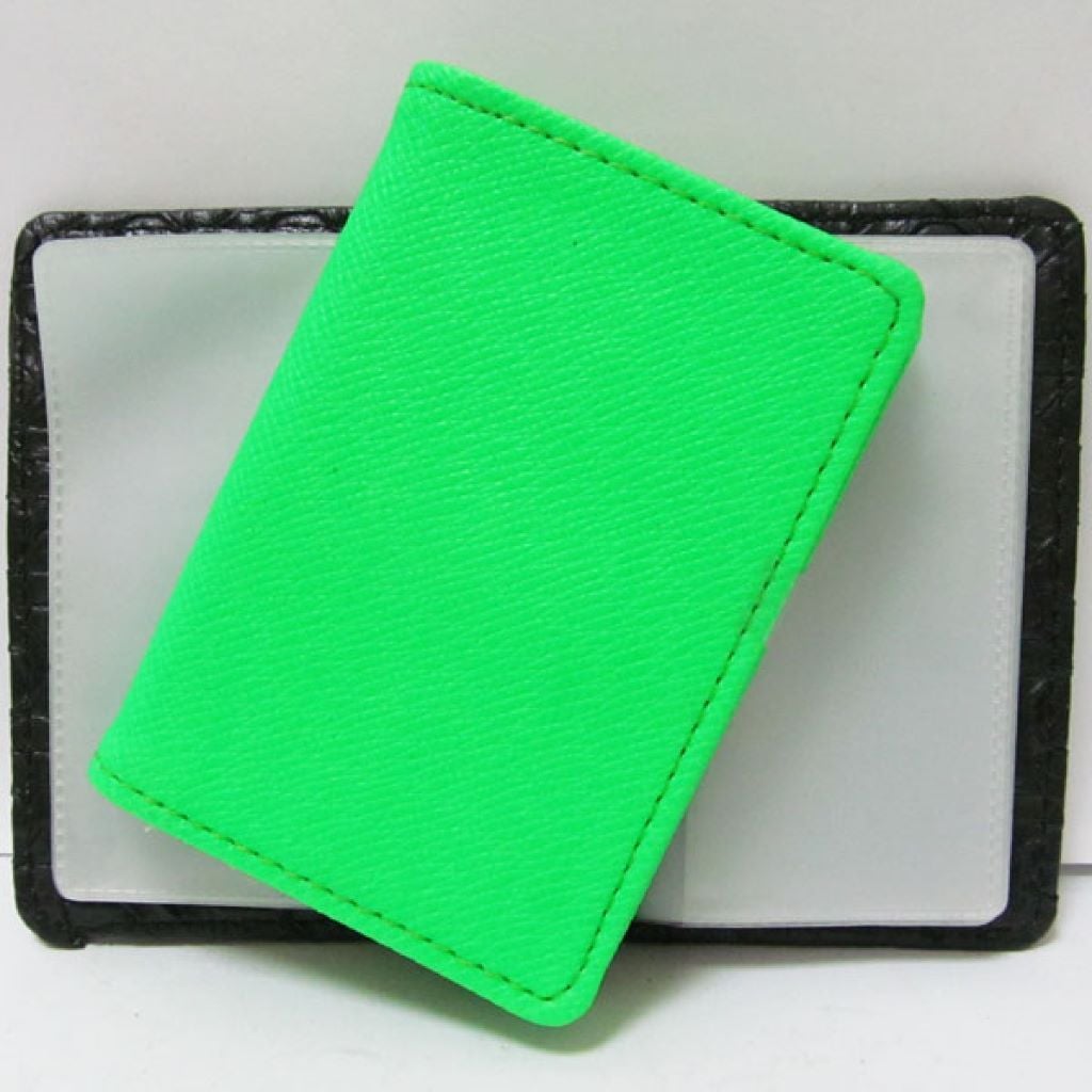 Візитниця дисконт вертикальна 16 карток зелена11*7,5 см V-4032 Josefotten