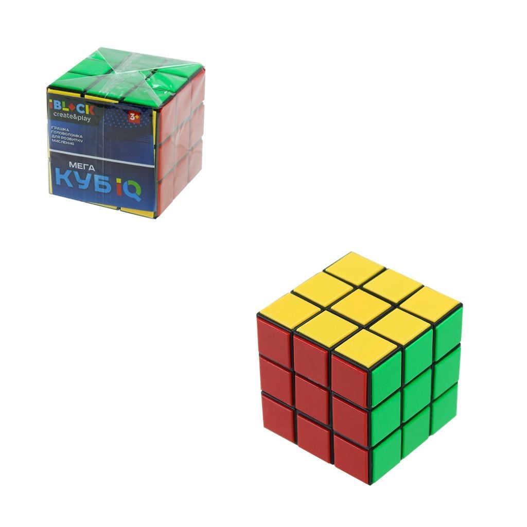 Кубік Рубік Магічний Куб 3*3 5,8см в упаковці PL-0610-01 IBLOCK