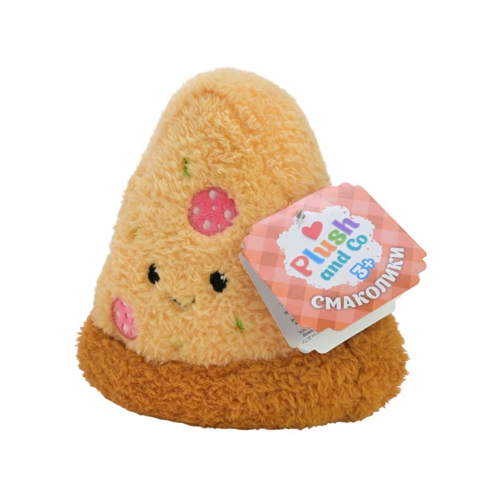 М'яка іграшка Смаколики Піцца 13см коричнево бежева PLC25071 Plush and Co