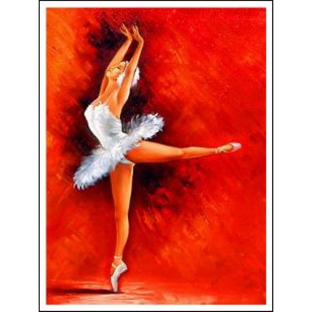 Картина по номерах 30*40см Балерина пензлі фарби в термоплівці EKTL2098 Josefotten