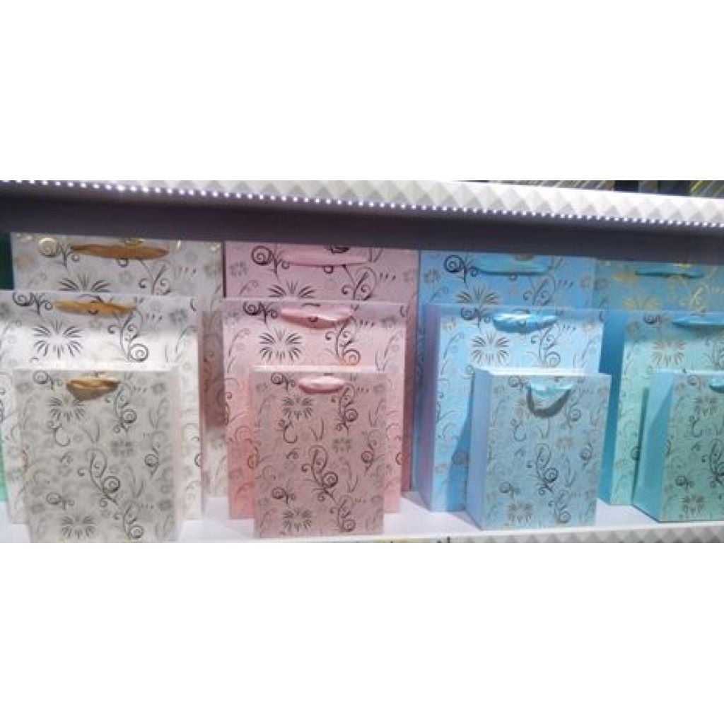 Пакет подарунковий 32*26*10см Узор мікс кольорів DSCN2915-32 Josefotten