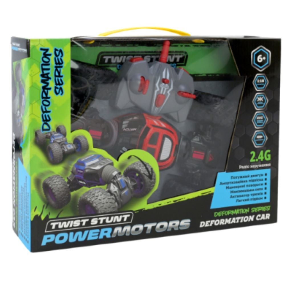 Машина р/к Powermotors акум світло звук  2 види у коробці 36*26*8см PM3407 Китай