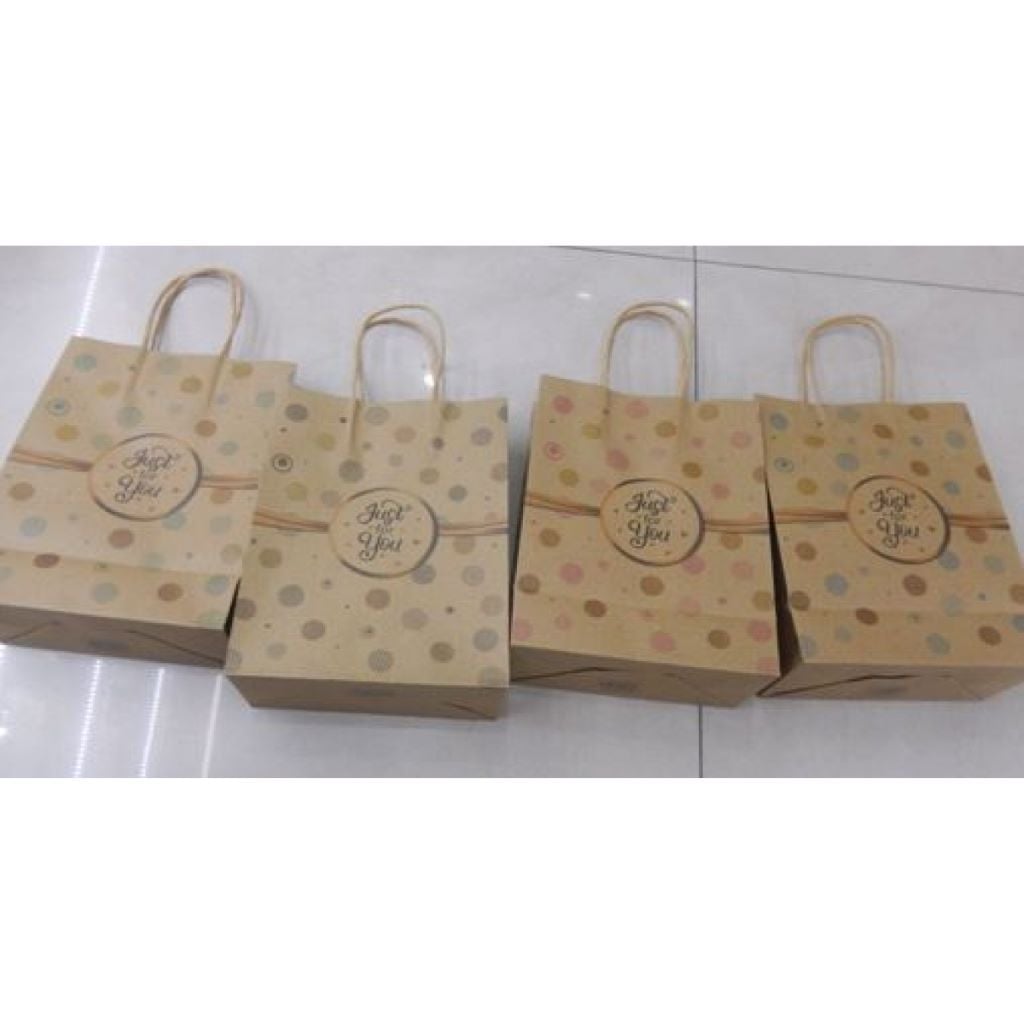 Пакет подарунковий 21*16*8см мікс кольорів крафт DSCN2931-21 Josefotten