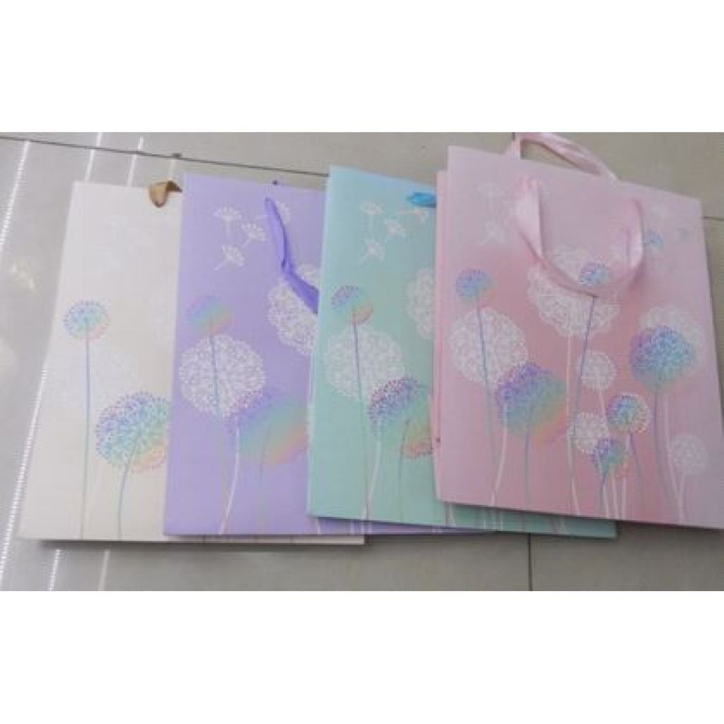 Пакет подарунковий 23*18*8см Квіти мікс колоьорів DSCN2928-23 Josefotten