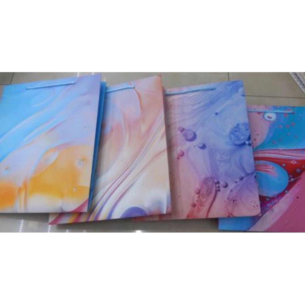 Пакет подарунковий 32*26*10см Роса мікс колоьорів DSCN2922-32 Josefotten