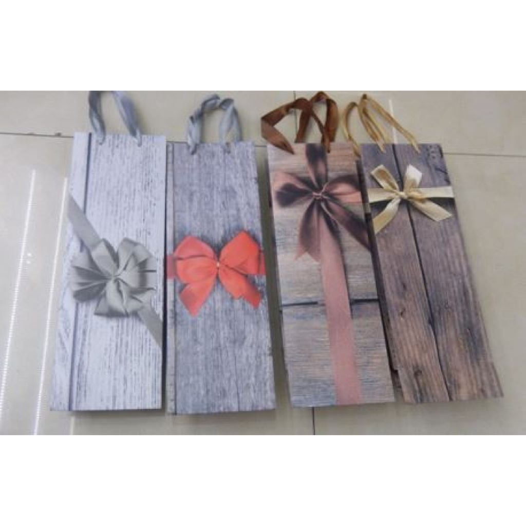 Пакет подарунковий 36*12*9см Бантик мікс колоьорів DSCN2937-36 Josefotten